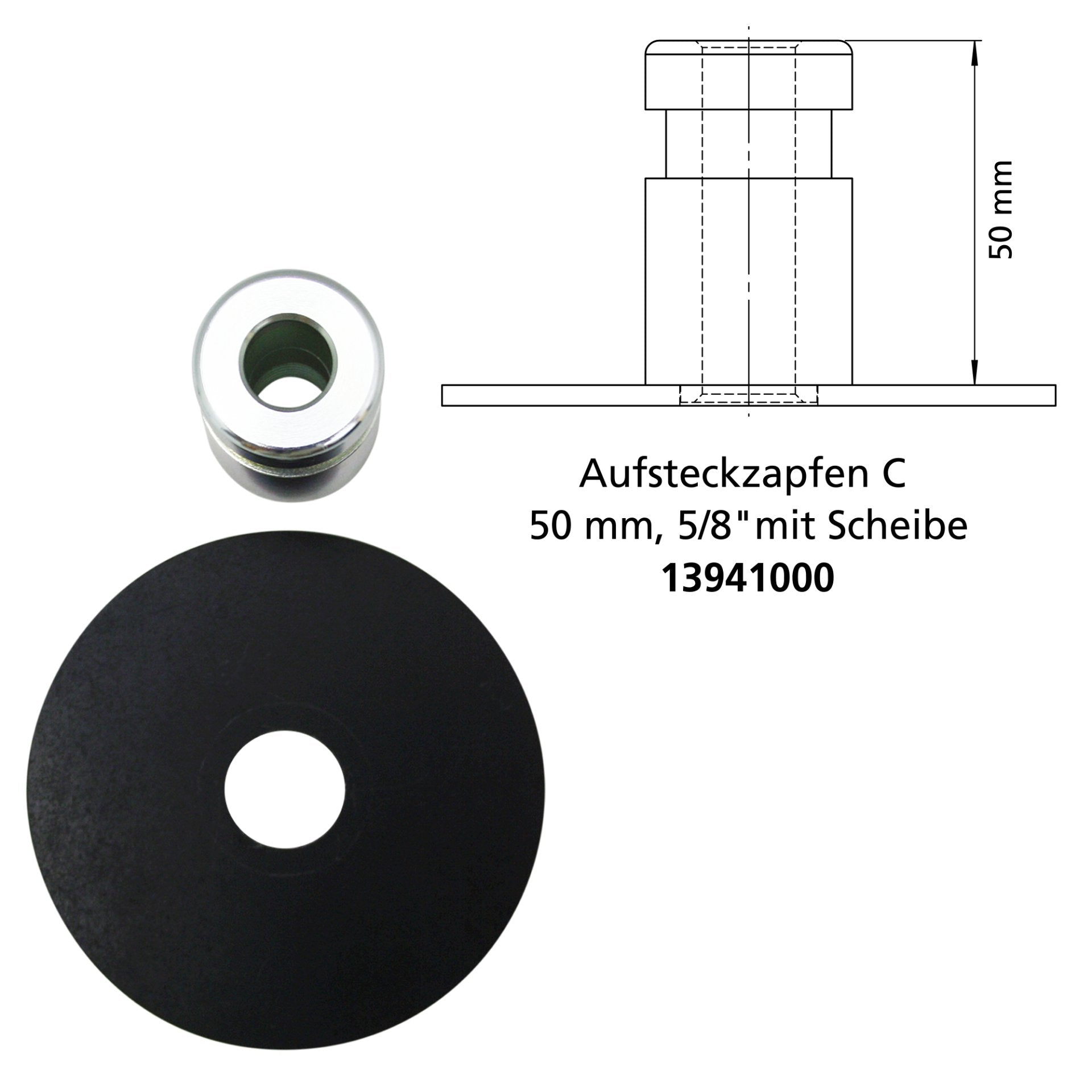 NESTLE Stativadapter Aufsteckzapfen C NESTLE Stativadapter Aufsteckzapfen C